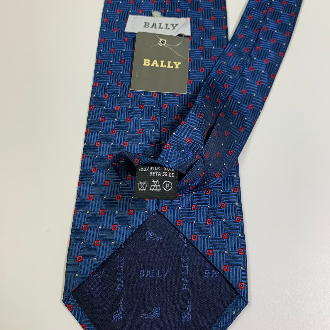 발리(BALLY) 택 달린 미사용품 빈티지넥타이 명품 100실크 상품이미지7