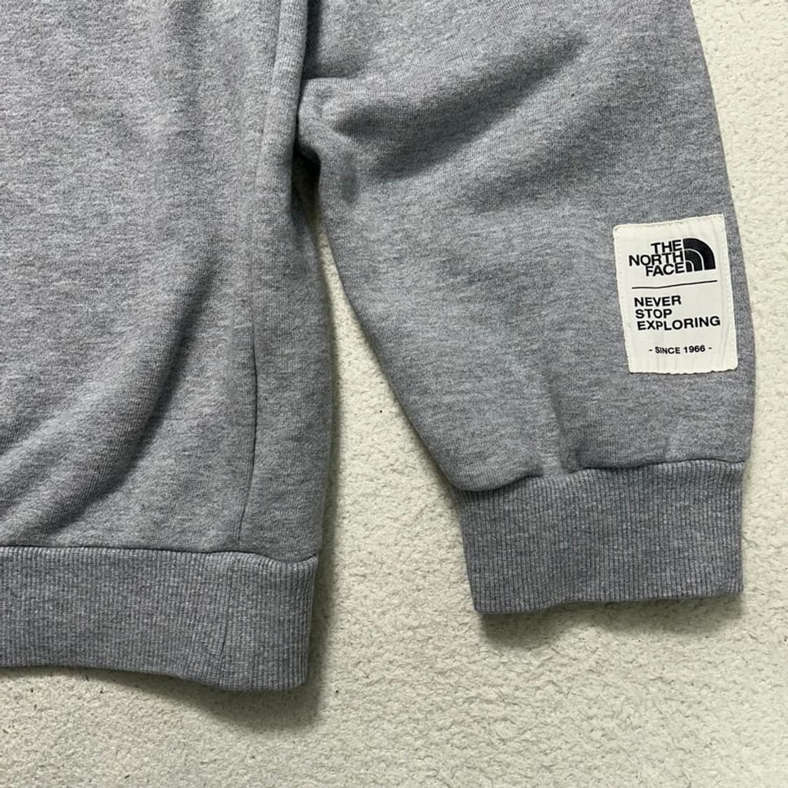 THE NORTH FACE 고 투 스웻셔츠 멜란지 그레이 2XL 상품이미지3