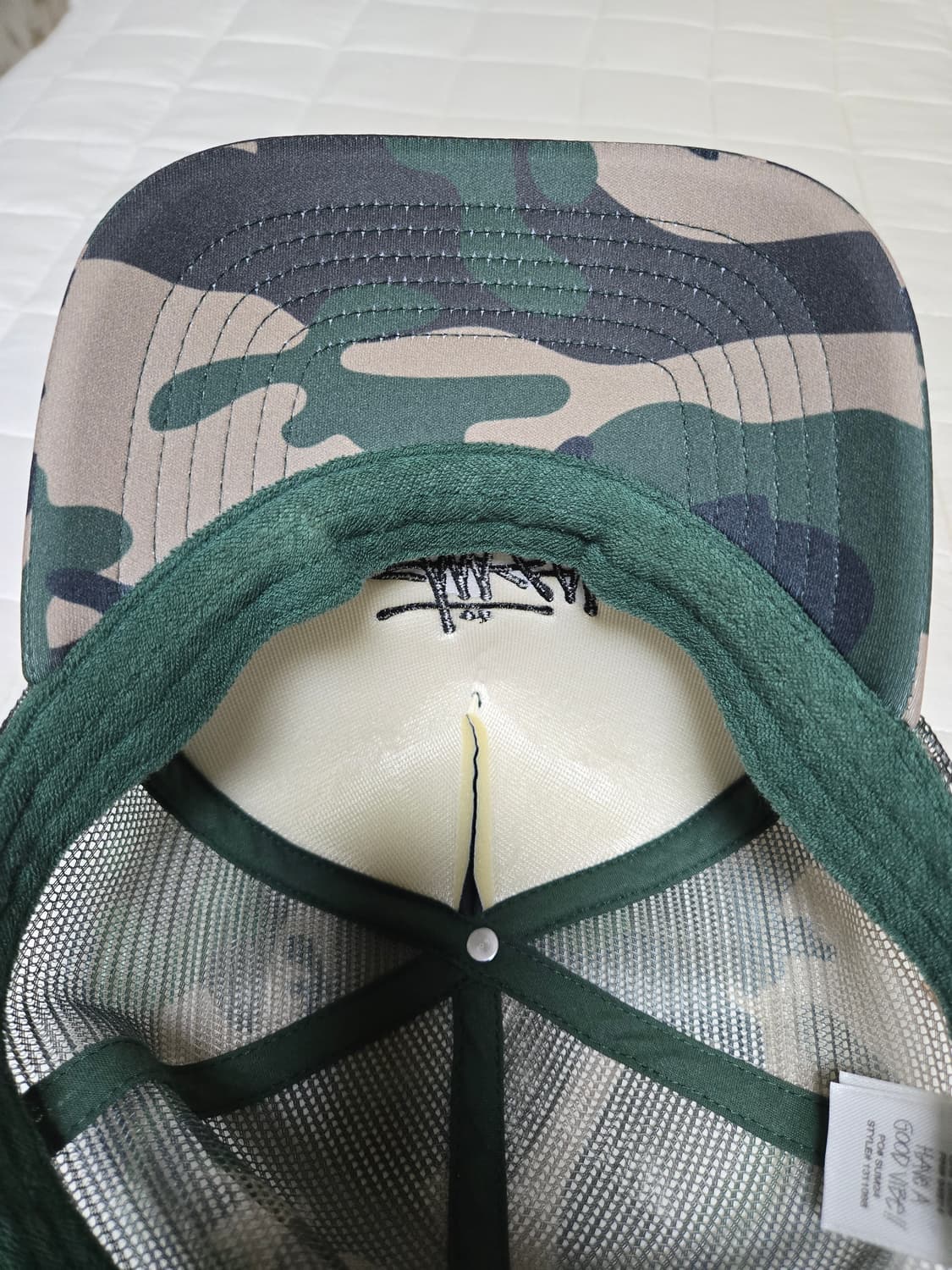 스투시 카모 볼캡 메쉬 모자 상품이미지4