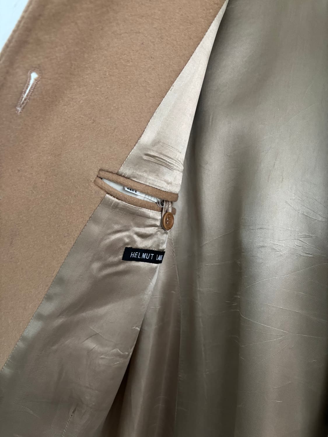 Helmut Lang 헬무트랭 베이지 롱 코트 상품이미지6