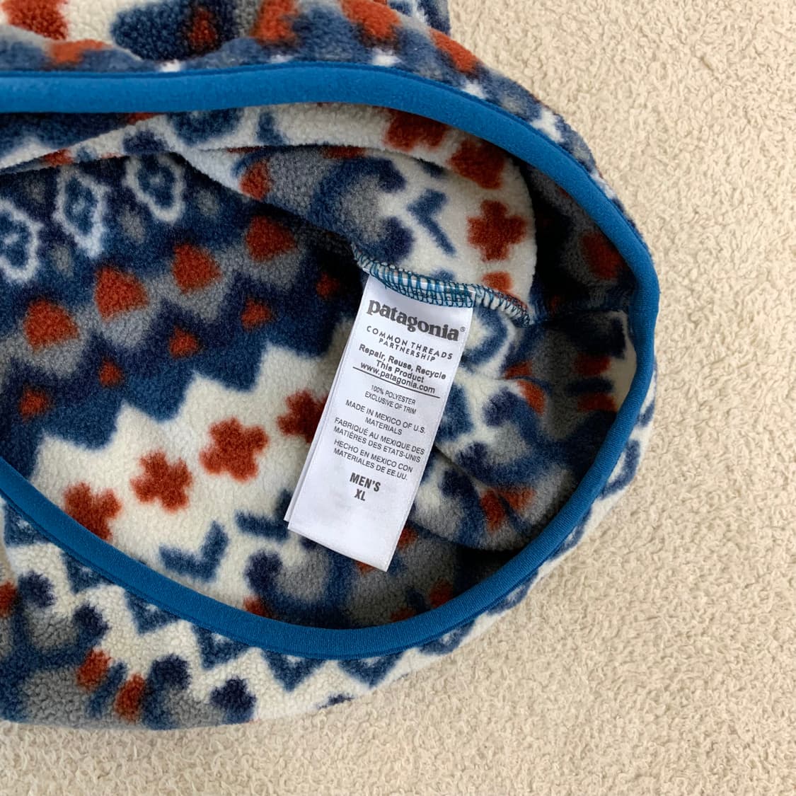 파타고니아 신칠라 스냅-T 아즈텍(XL) 페어아일 풀오버 플리스 상품이미지9