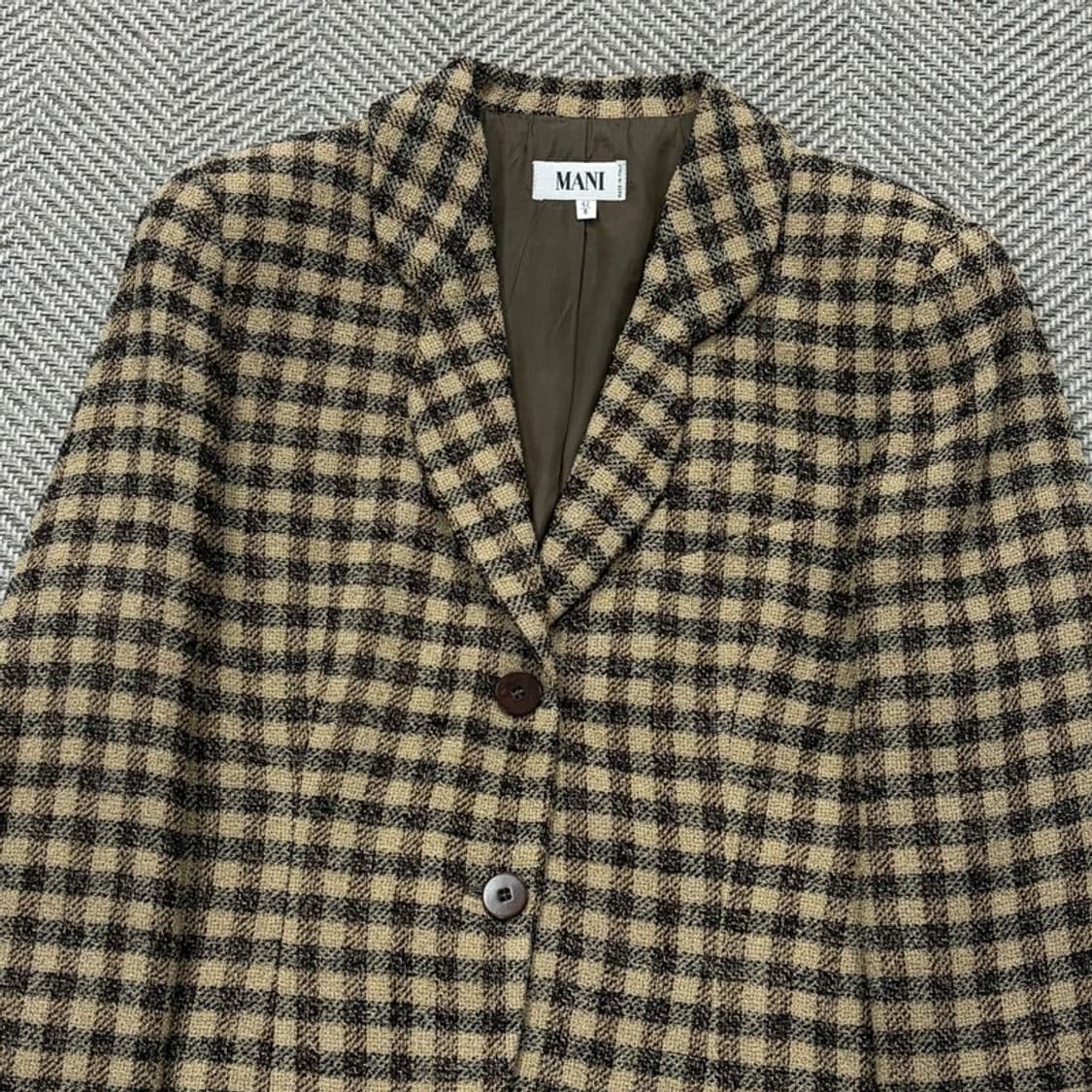 마니 체크 블레이저 v2672 상품이미지3