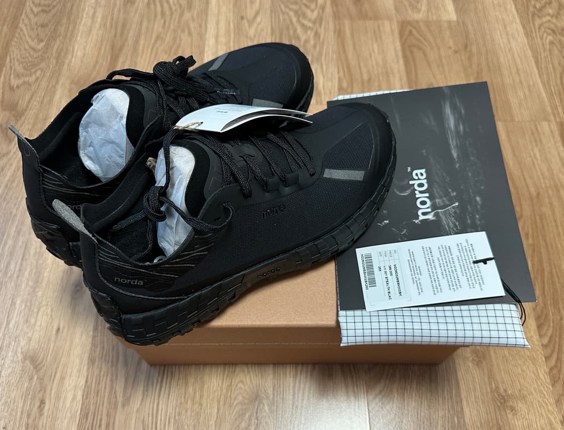 노다 NORDA 001 스텔스 블랙 265사이즈 상품이미지1