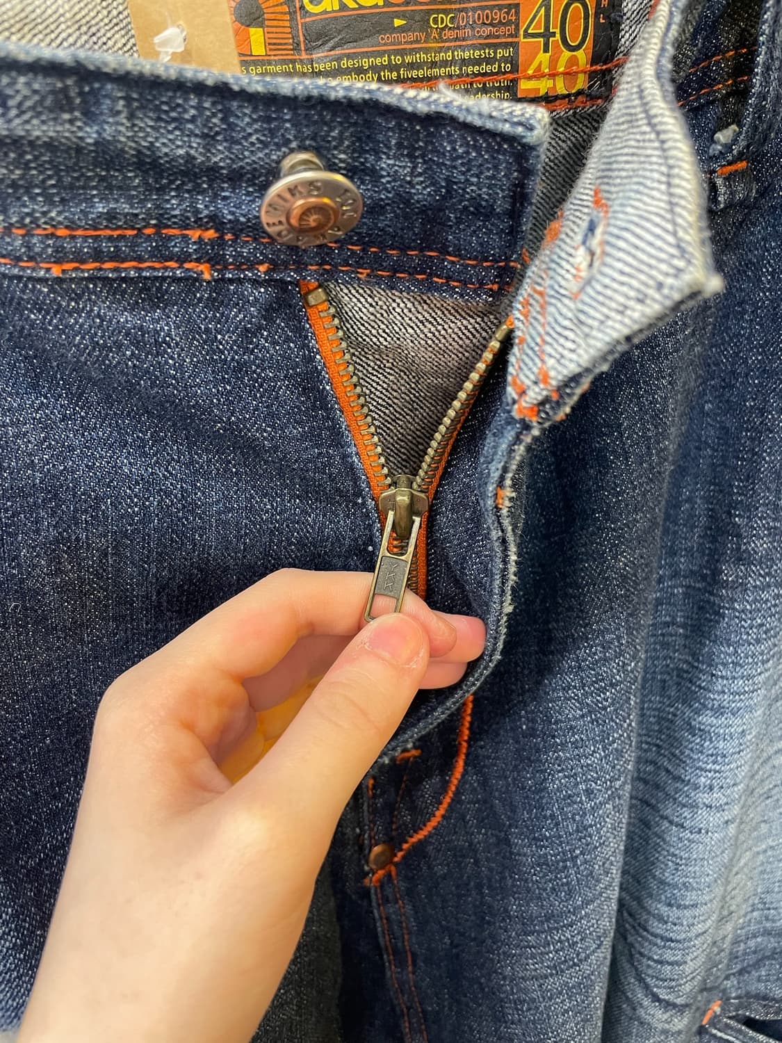 Akdmks 아카데믹스 힙합 올드스쿨 데님 카고 팬츠 상품이미지7