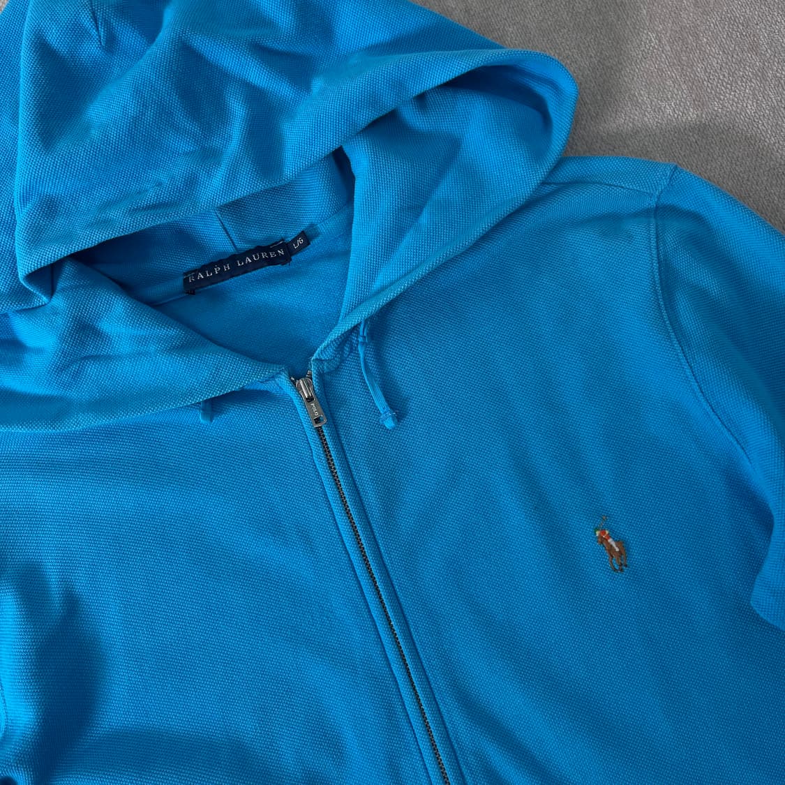 W 95 폴로랄프로렌 스카이블루 스몰포니 후드집업  상품이미지2
