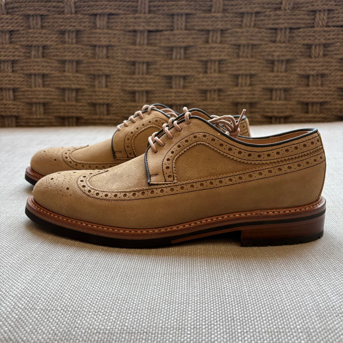 [새제품/255] Berwick 3681 데저트 스웨이드 브로그 윙팁 상품이미지3