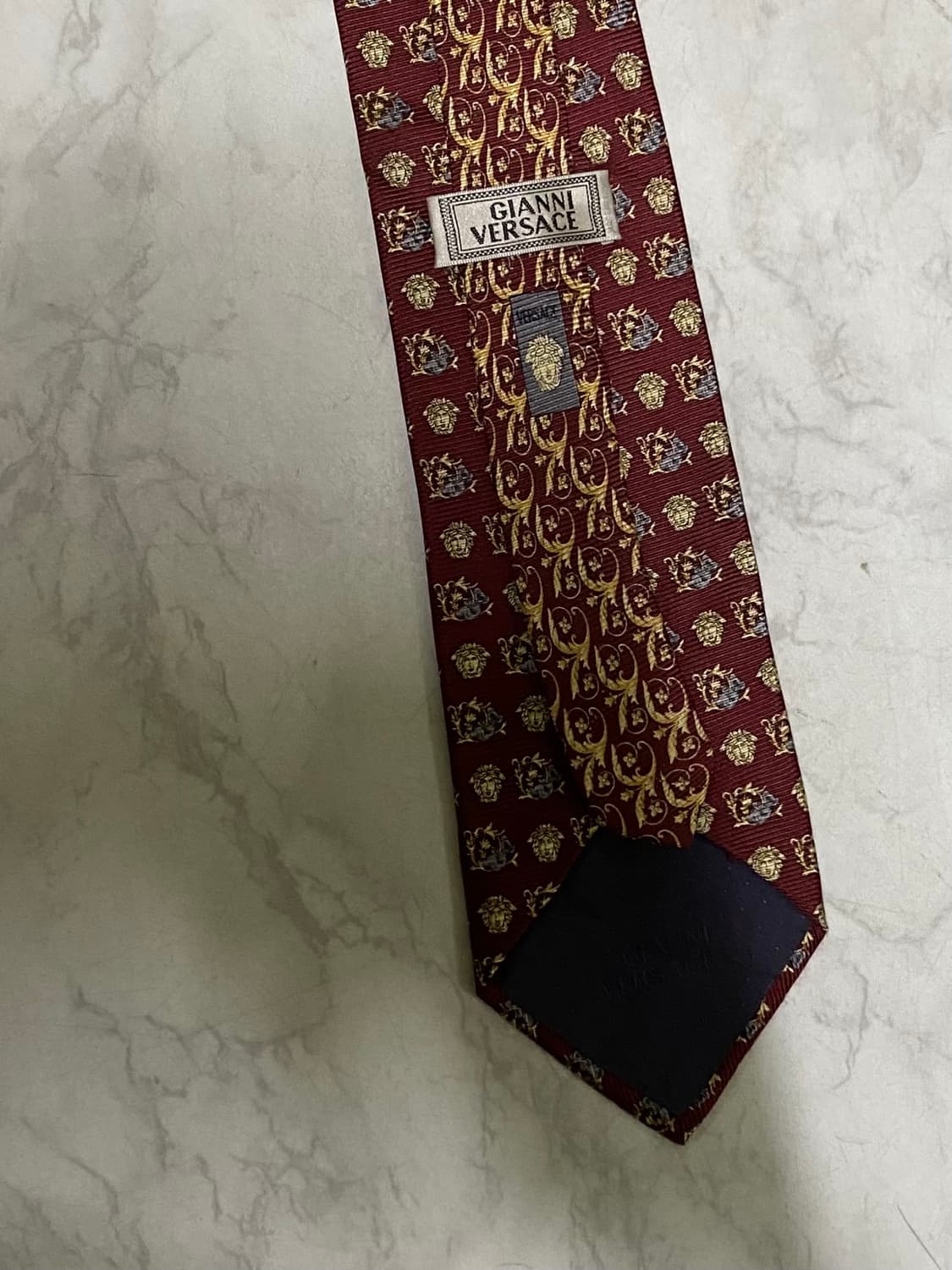 베르사체 패턴 빈티지 넥타이 상품이미지4