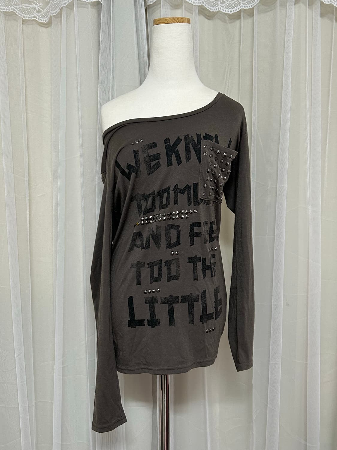 핑키앤다이안 펑크 포켓 스터드 롱슬리브  상품이미지1