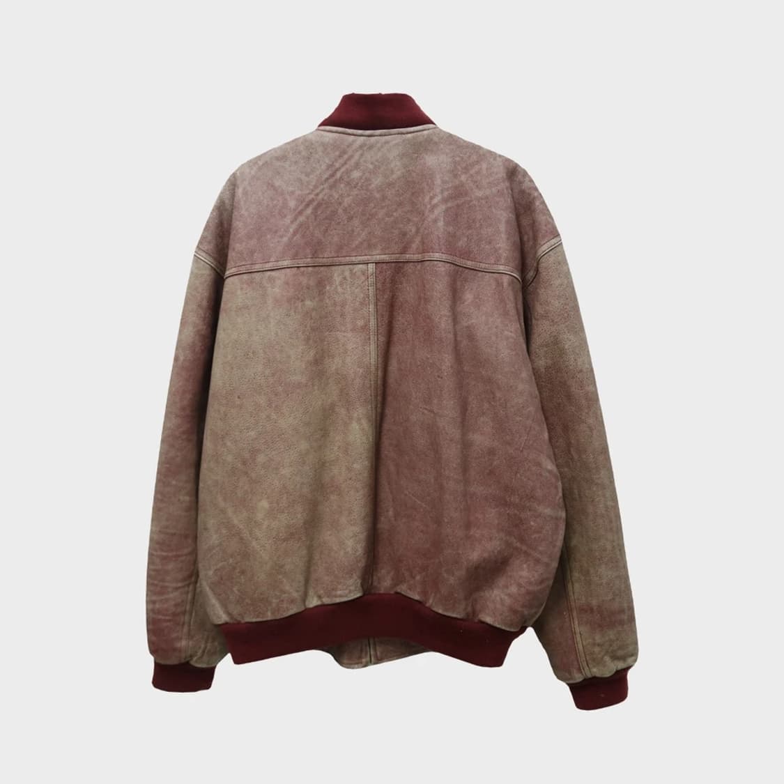 90'S RNDY& KAREN 레드 소가죽자켓 60435 상품이미지2