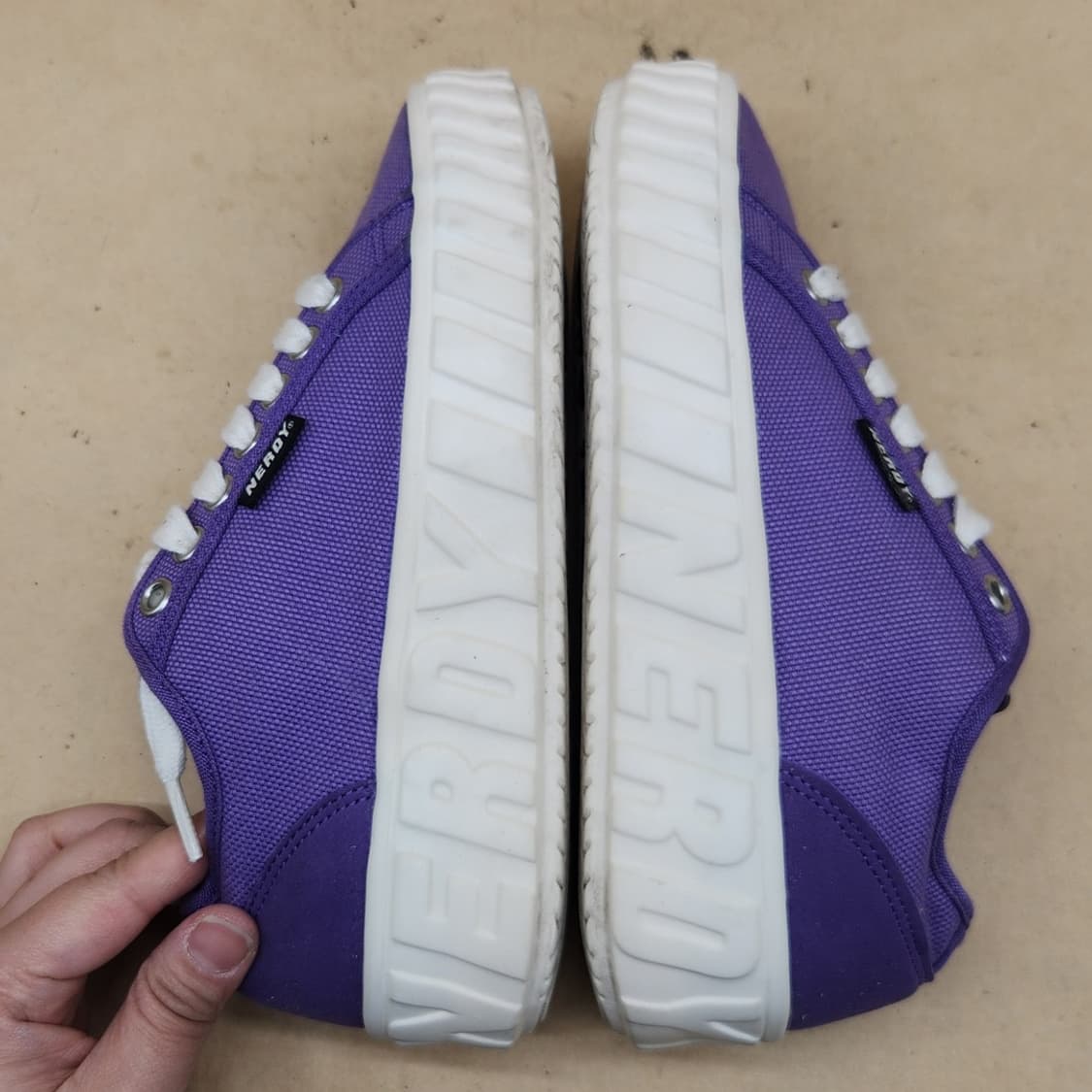 널디 퍼플 여성스니커즈230 상품이미지5