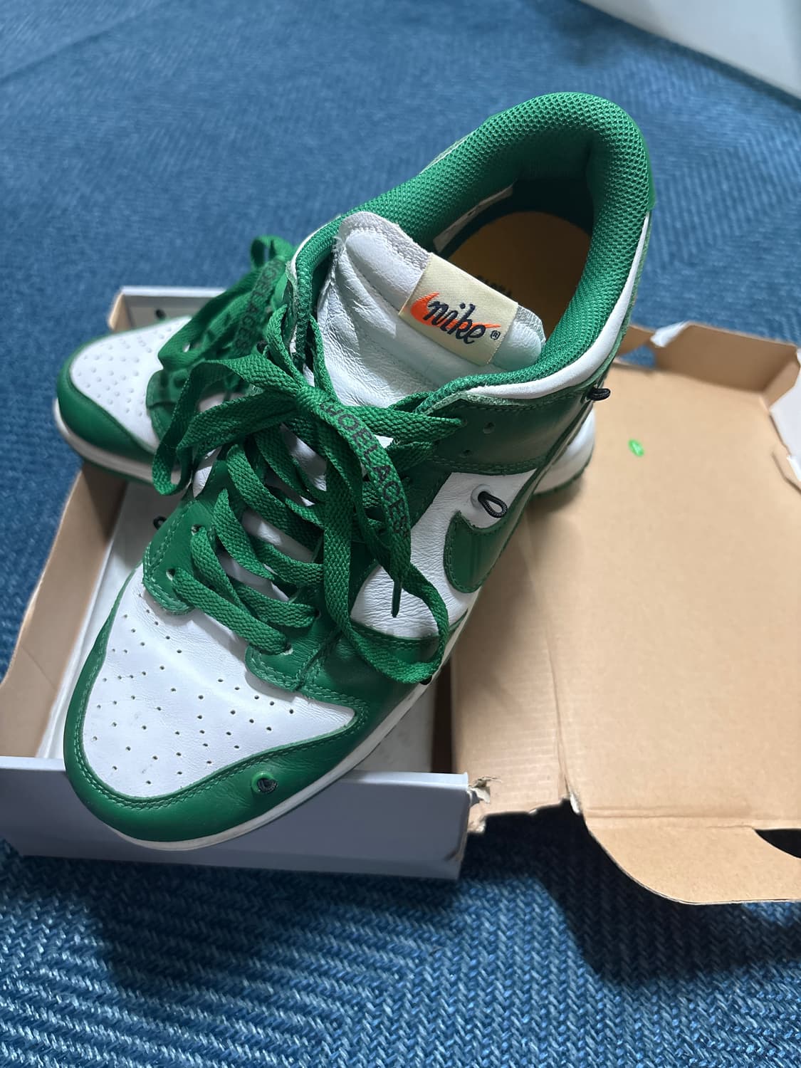 Nike Dunk Low x Off-White “Pine Green” 상품이미지3