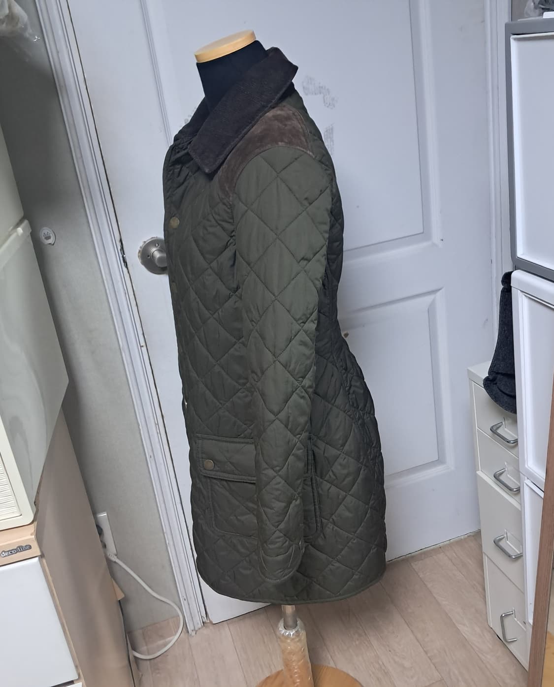 폴로랄프로렌 카키 퀼팅 자켓 L (12-14세)44~날씬55 상품이미지2