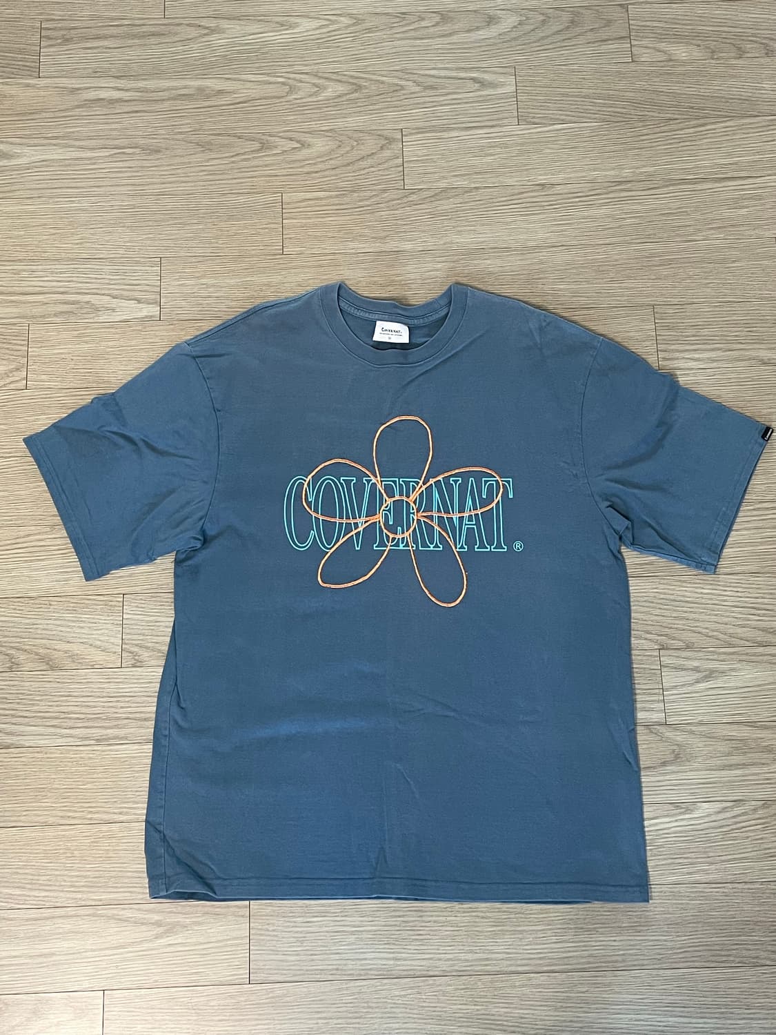 커버낫 피그먼트 반팔 티셔츠(XL) 상품이미지1