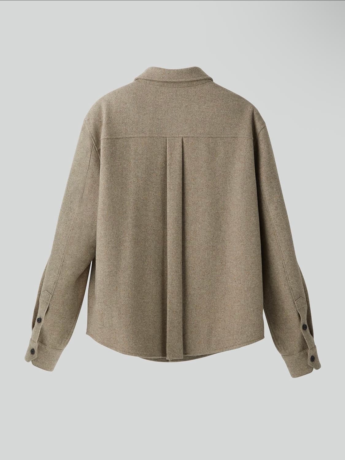 새제품) 렉토 포켓 오피스 셔츠 자켓 라이트카키 카키베이지 M 상품이미지5