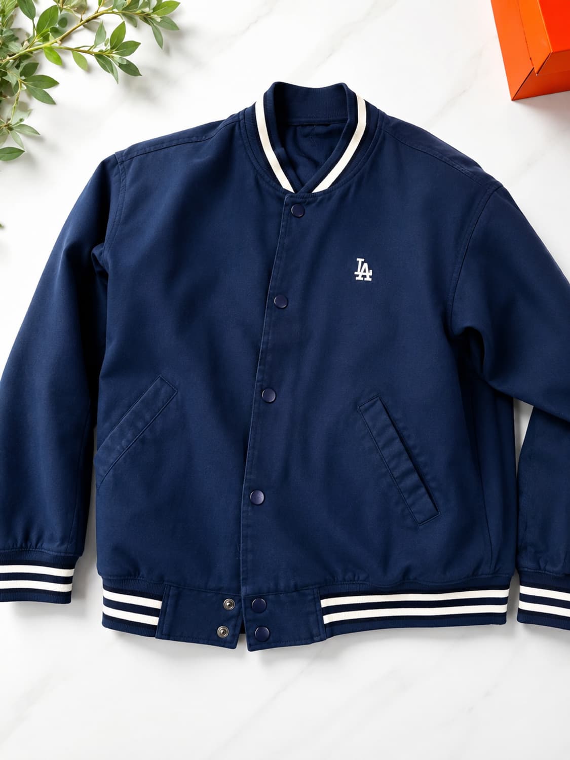 MLB LA Varsity Jacket Navy XL 상품이미지1