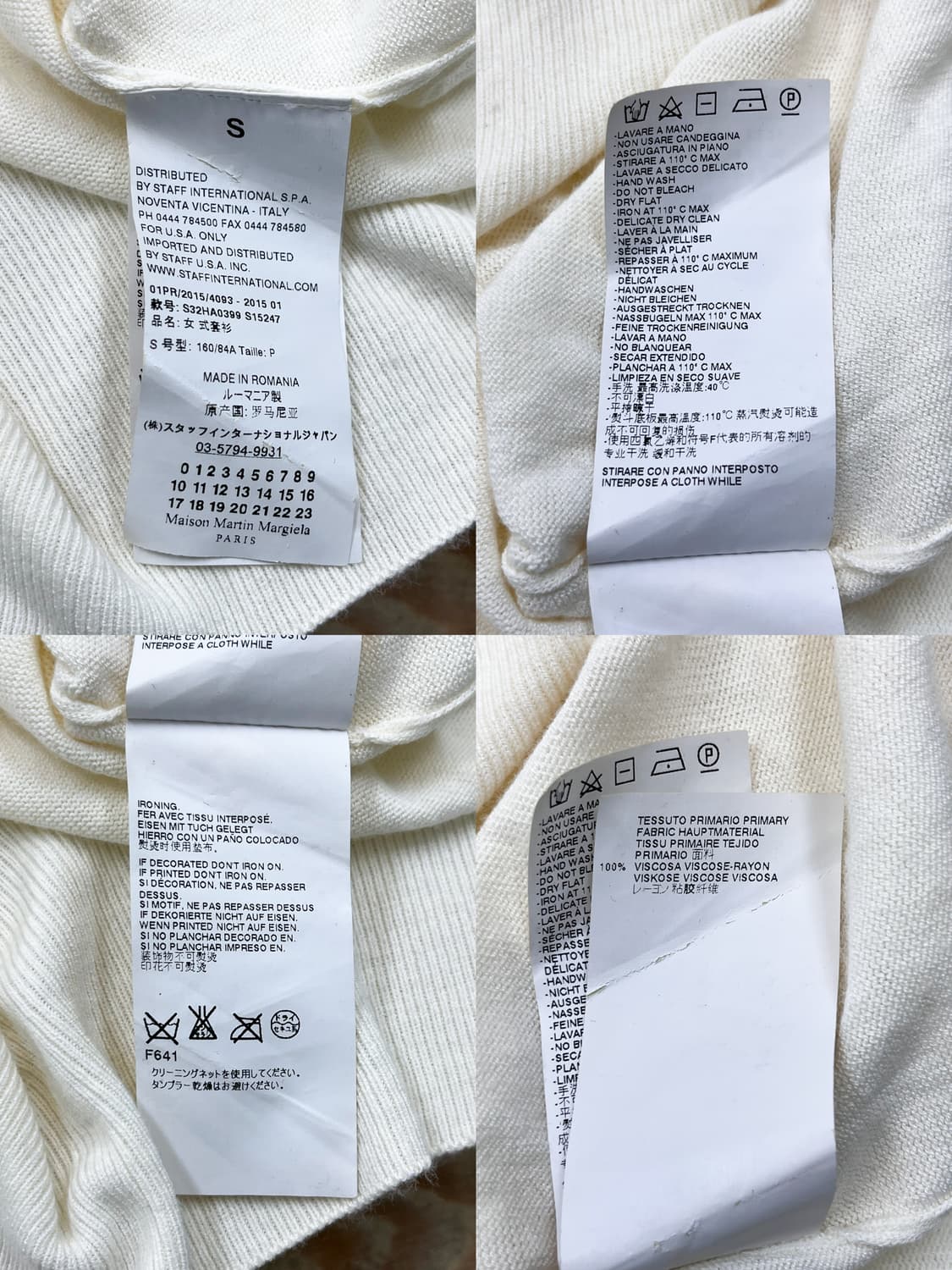 MM6 by 메종 마르지엘라 15s/s 컷아웃 가디건 상품이미지8