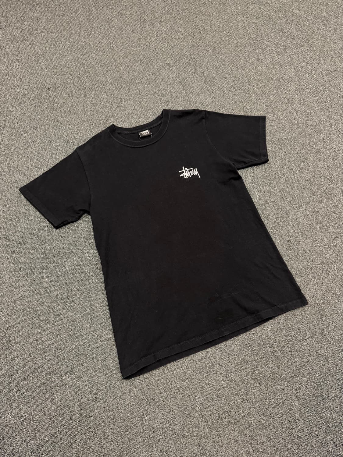 S) 스투시 빈티지 베이직 반팔 티셔츠 상품이미지1