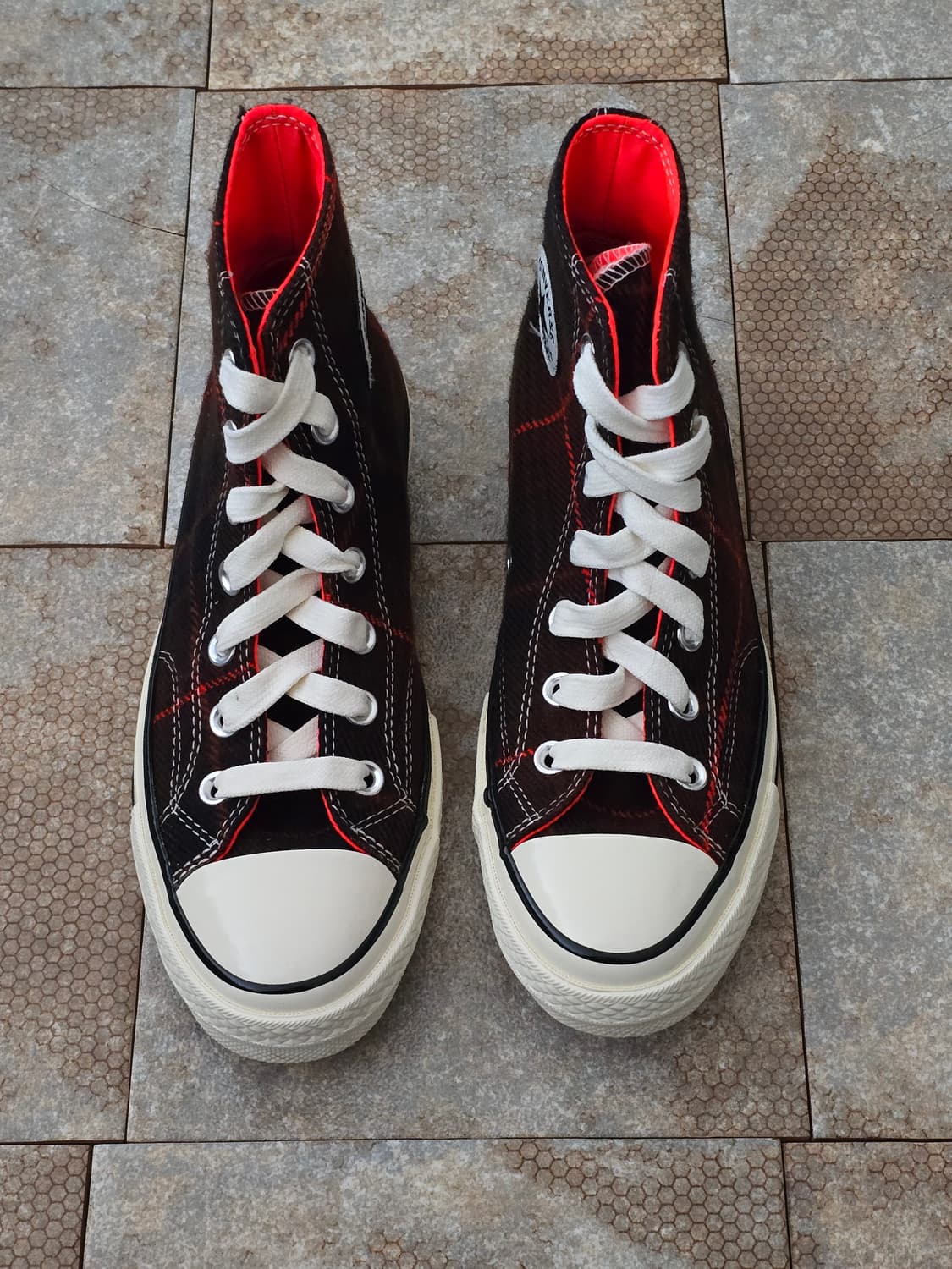 (230)컨버스 척 70 플래드 체크 하이  상품이미지2