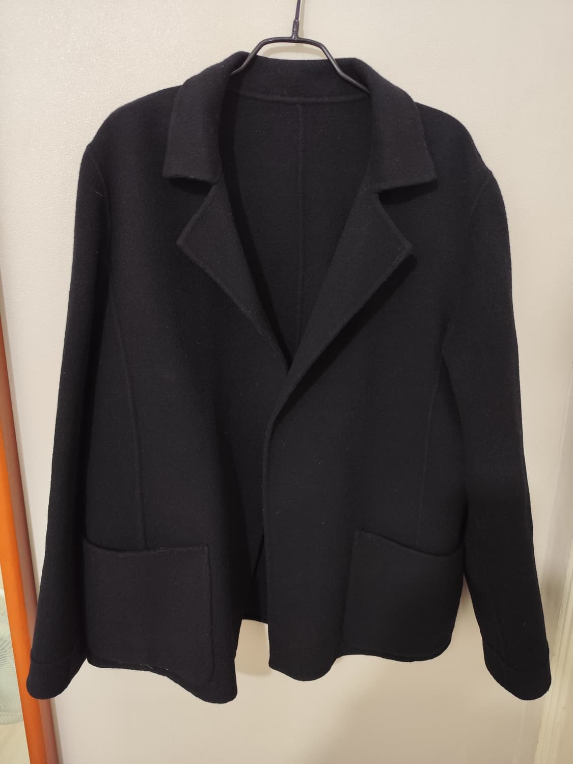 앙고라 더블코트 (L, 블랙) 상품이미지1