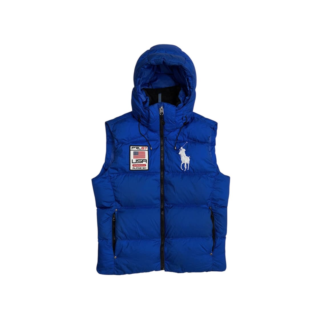 폴로 랄프로렌 치프키프 빅포니 USA 패딩 조끼 베스트 m (가루 나옴) 상품이미지1