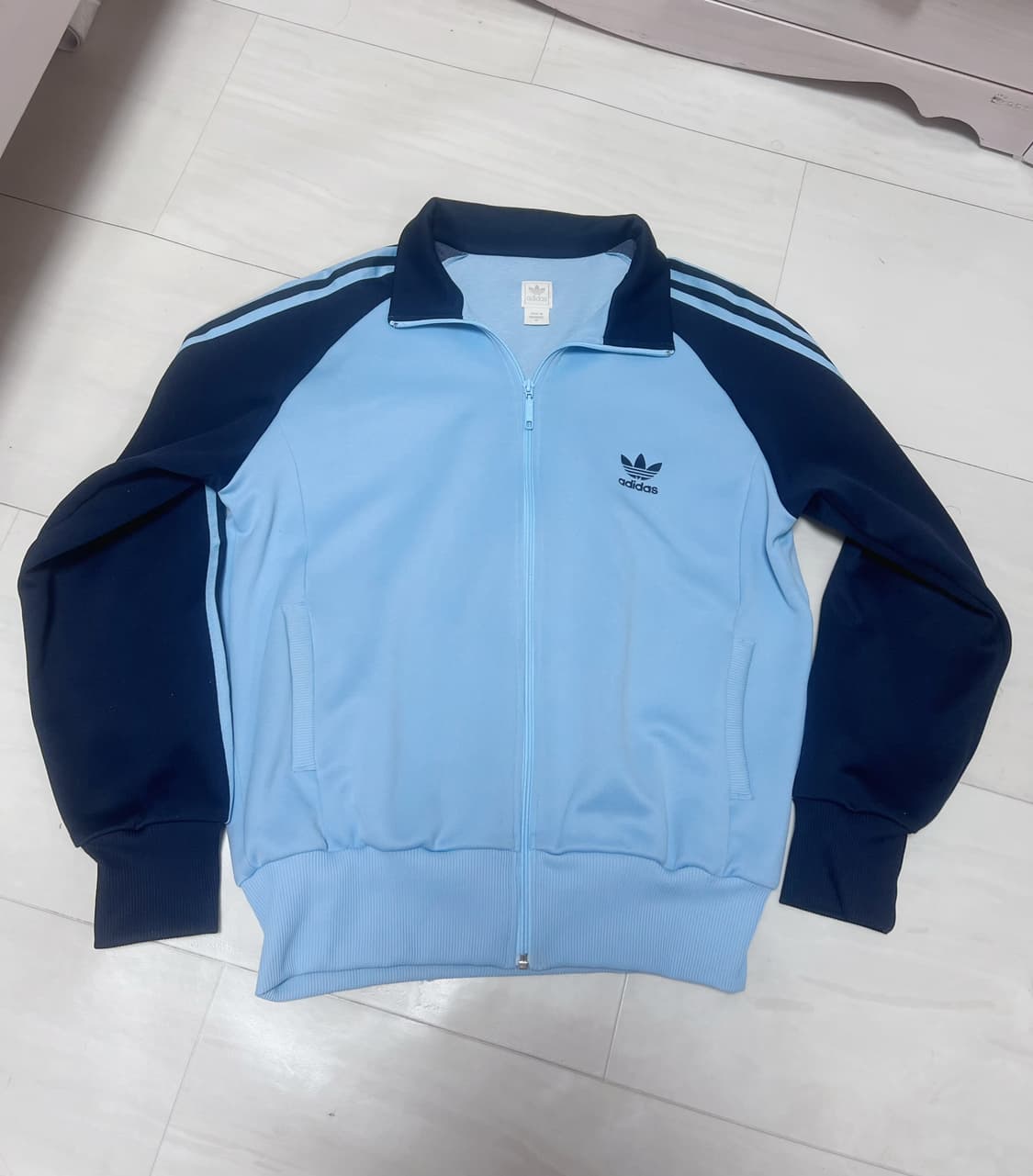 (M)아디다스 구름배색 져지 스카이블루 베켄바우어 상품이미지1