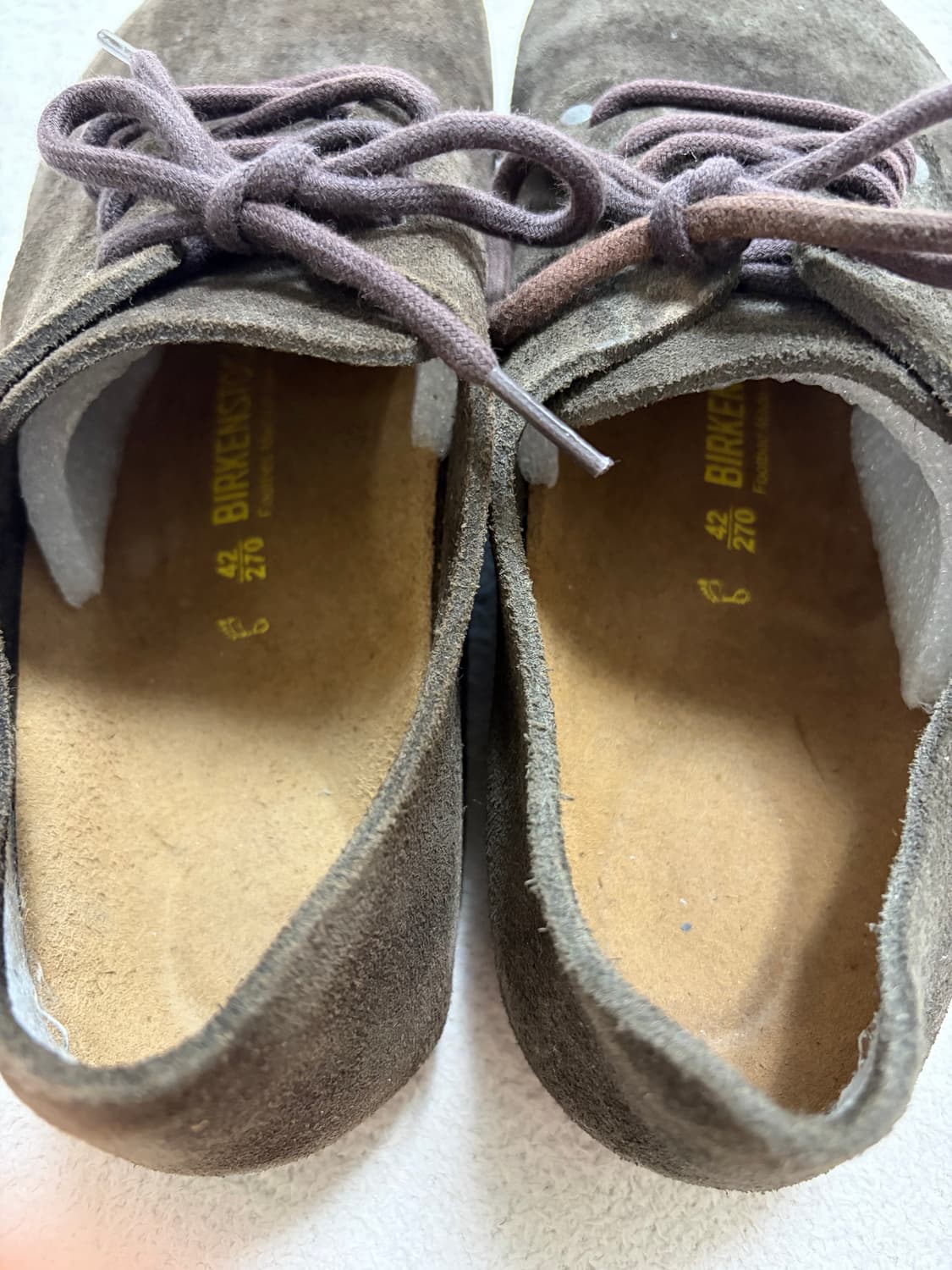 [270] 버켄스탁 마인(MAINE) 스웨이드 샌들 슈즈 (브라운) 단품 상품이미지5