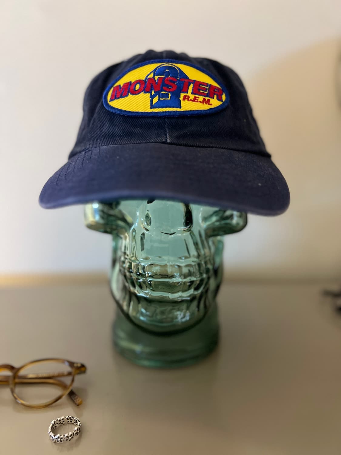 빈티지 R.E.M 90s Monster 자수 로고 캡 상품이미지4
