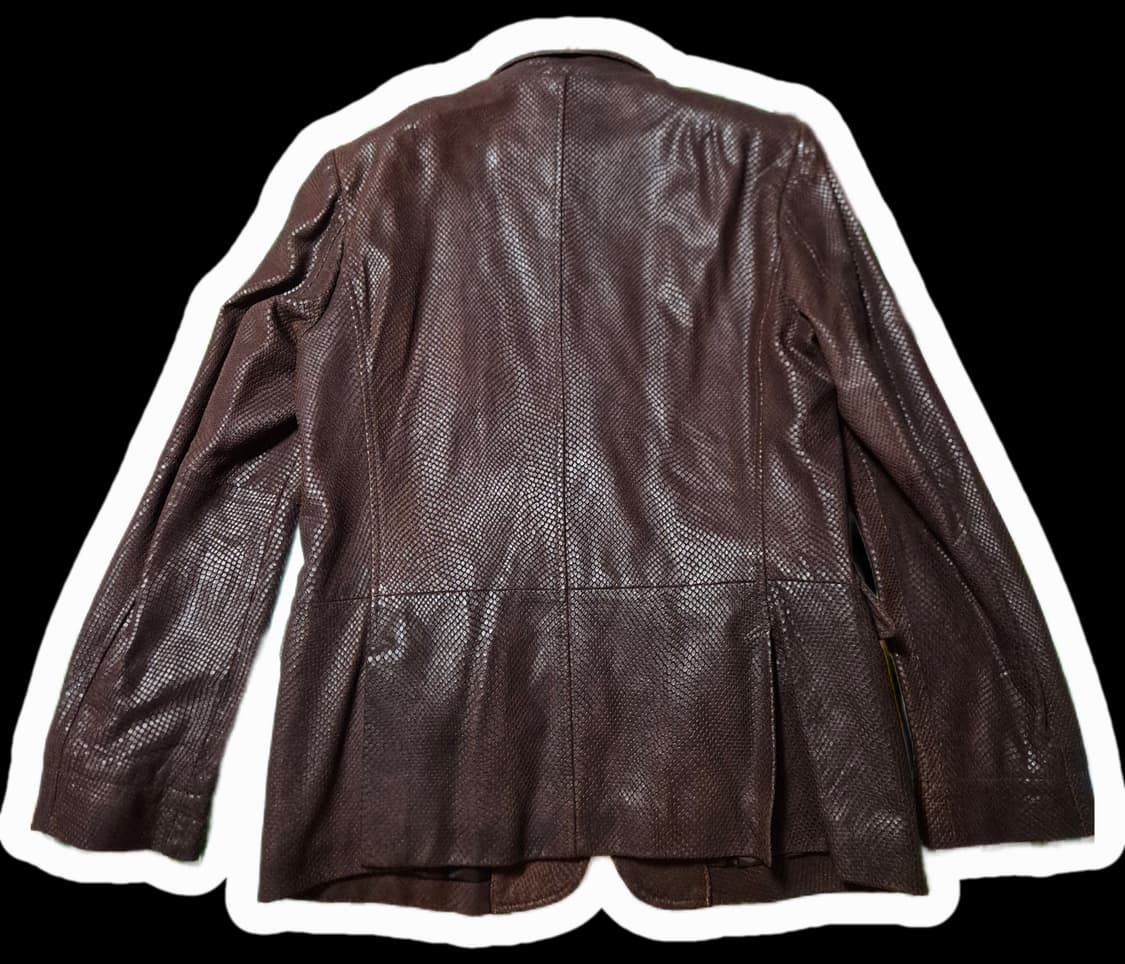 ck calvin klein 남성 양가죽 악어 패턴 블레이저 상품이미지2