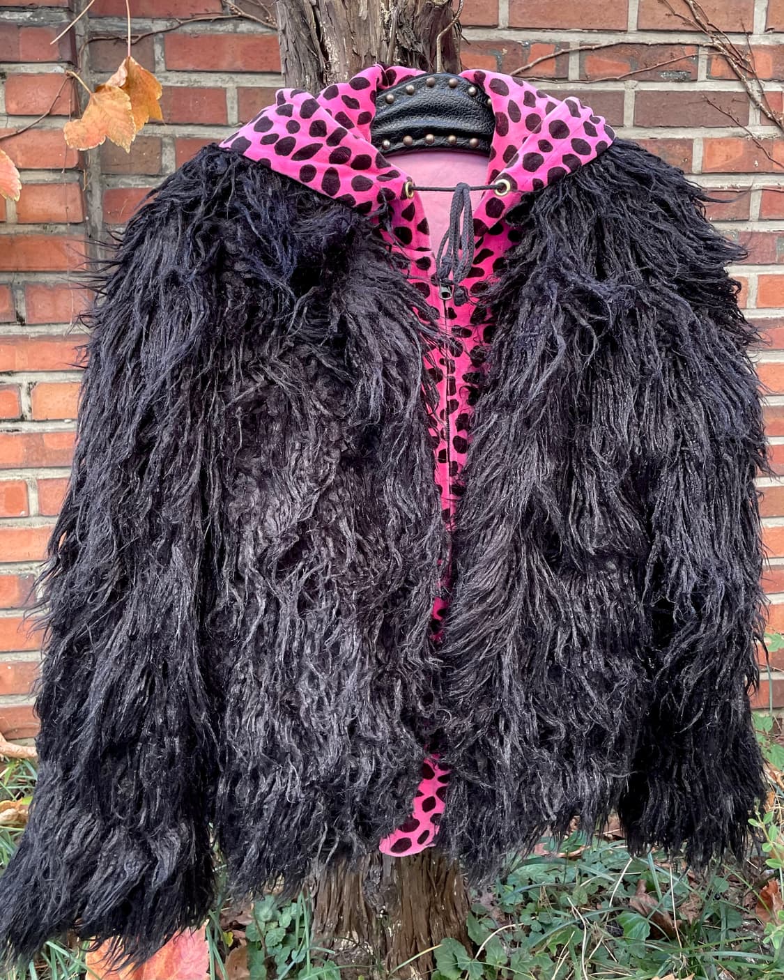 Raven black fur jacket 상품이미지9