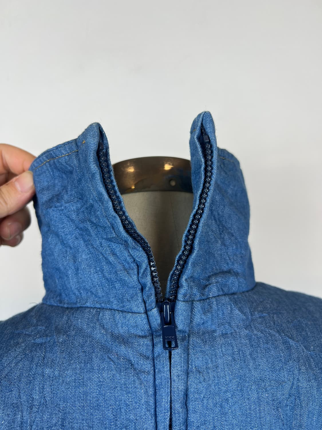 JPN 마마지아나 데님 양털 안감 집업 자켓 데님 양털 자켓 상품이미지3