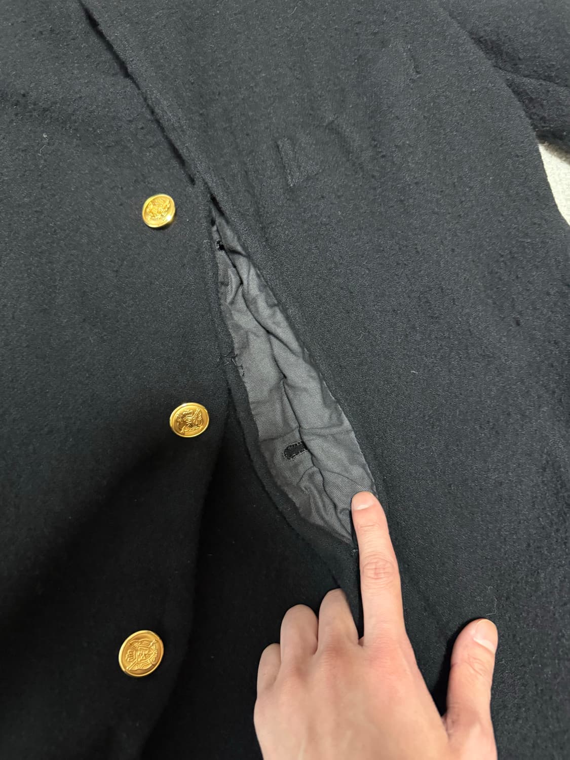 꼼데가르송 옴므 플러스 에버그린 축융 울 자켓 상품이미지6