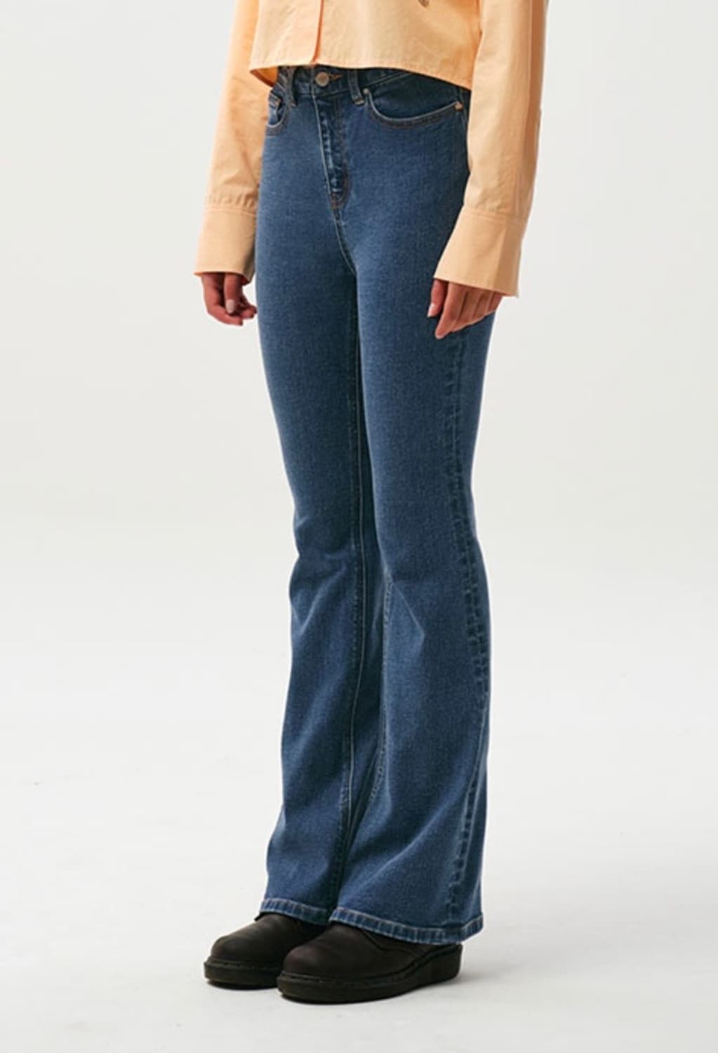 새상품) 키르시 체리 부츠컷 데님 팬츠 다크 블루 상품이미지6