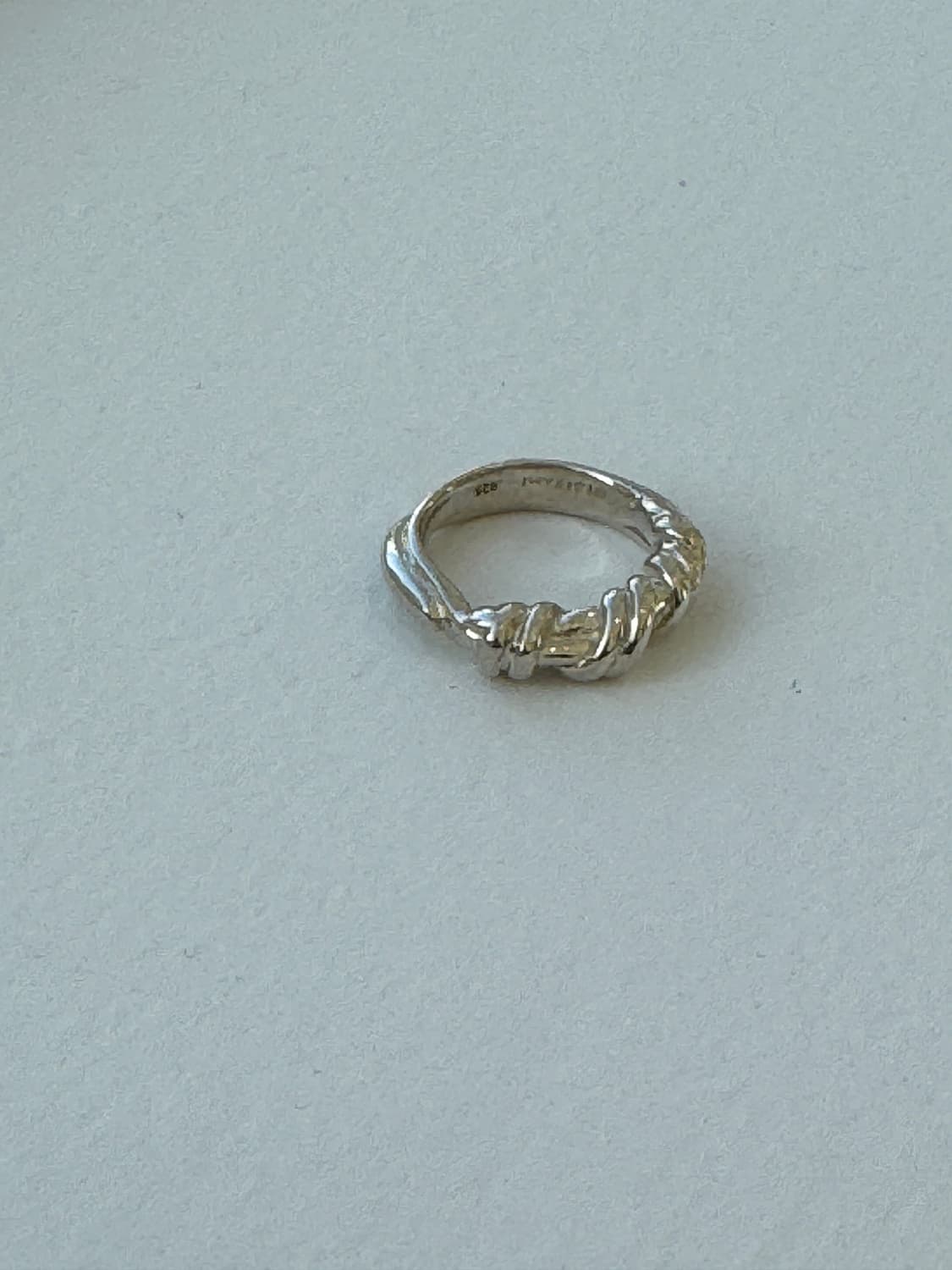 콜드프레임 GORDIAN SILVER KNOT 반지 상품이미지2