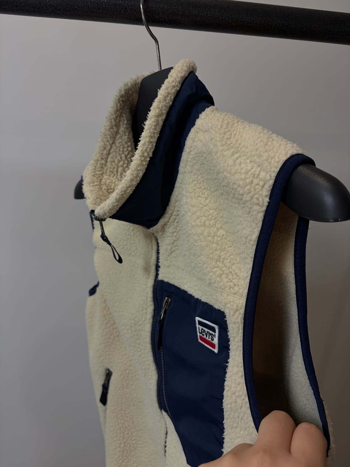 (S) levis 리바이스 양털 후리스 조끼 상품이미지2