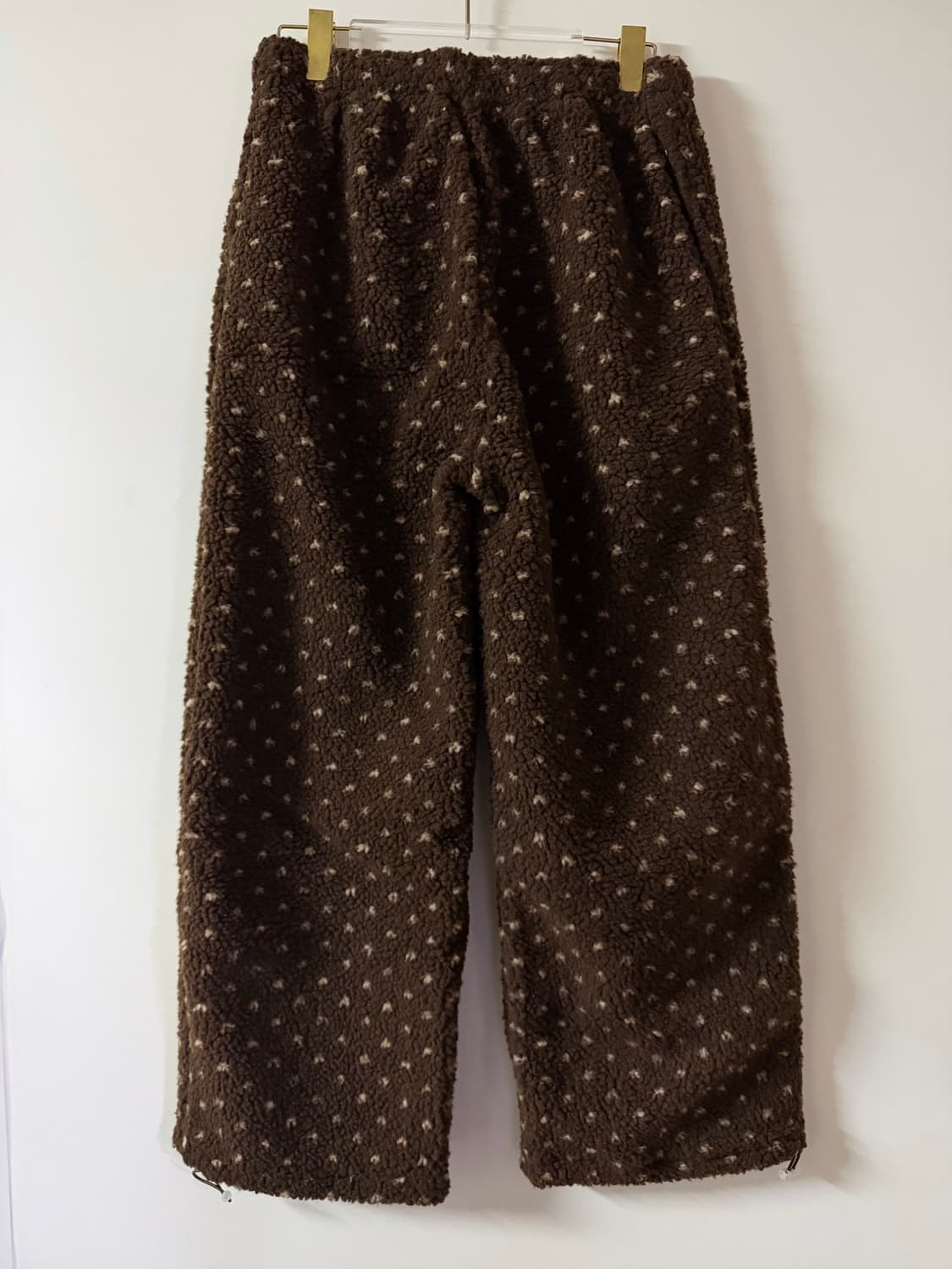 새상품 여자 도트 뽀글이 팬츠 상품이미지5