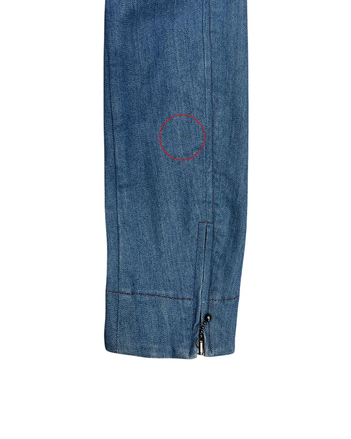 비비안 웨스트우드 레드라벨 09AW 지퍼 디테일 투웨이 데님 자켓 상품이미지8