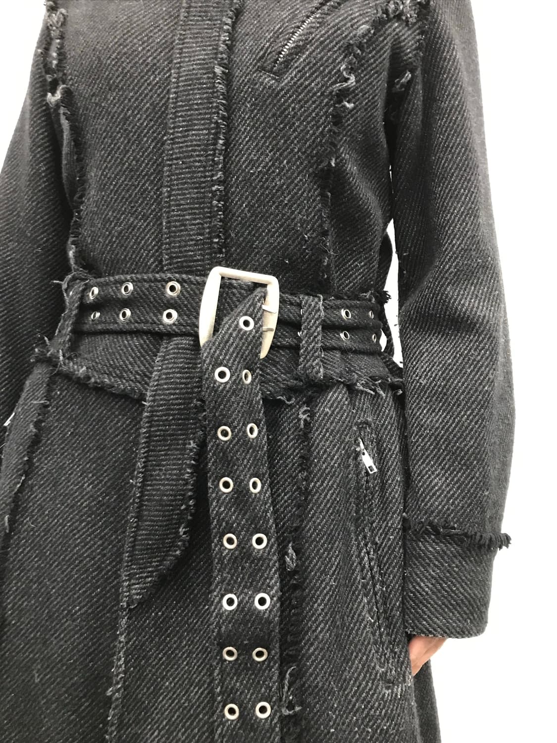 Algonquins cut-off belt coat 상품이미지4