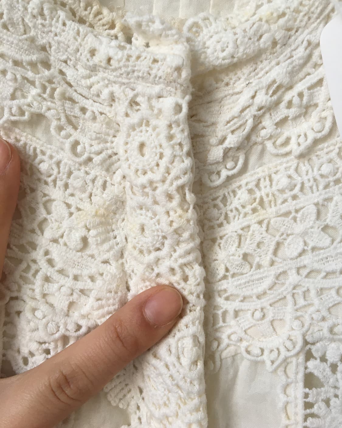 Crochet trimming blouse 상품이미지4
