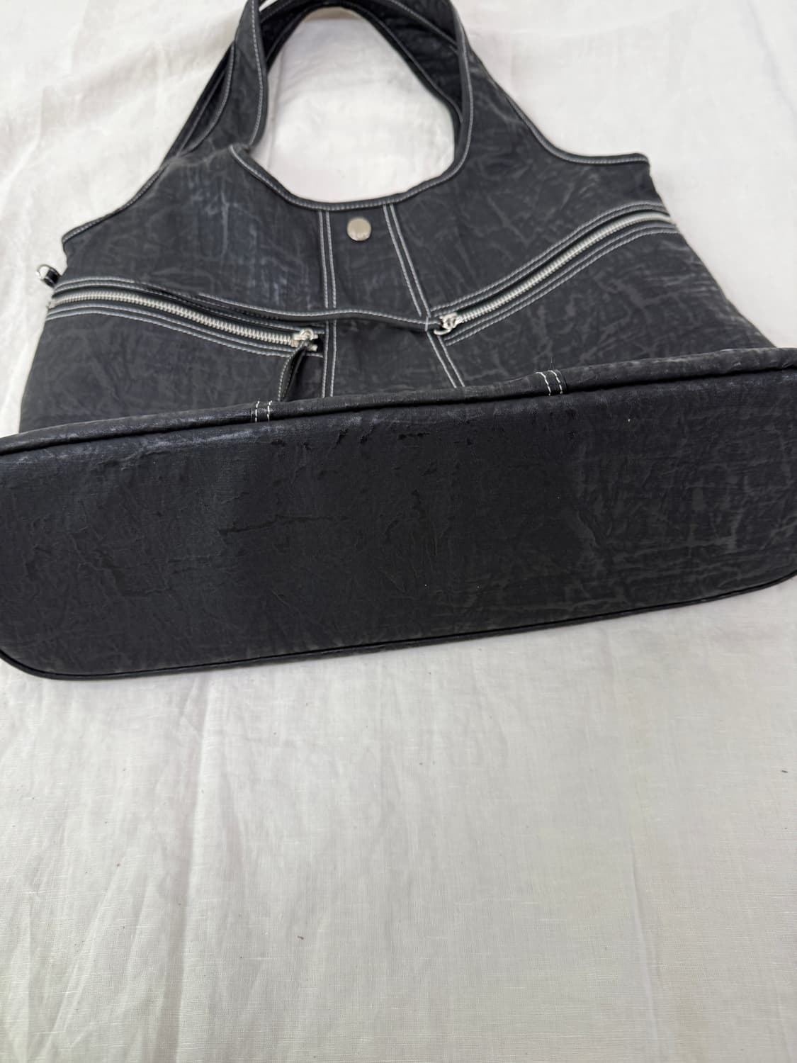 Kul 큘 스티치 숄더백 블랙 상품이미지5