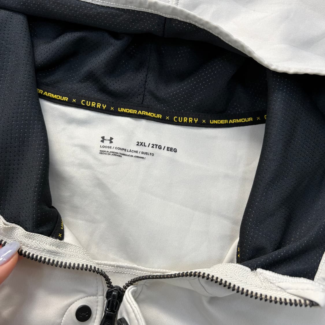2XL 언더아머 스테판 후드 반집업 후디 0310J 상품이미지3