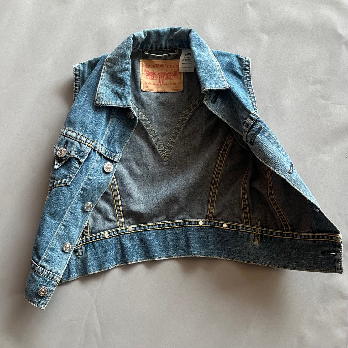 리바이스 TYPE 1 조끼 상품이미지4