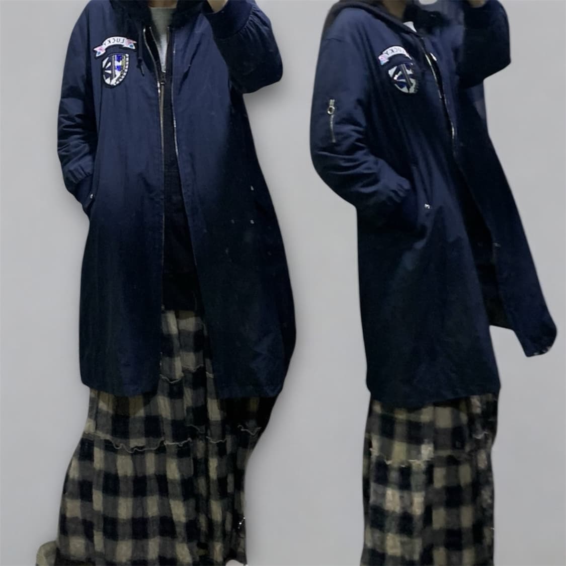 럭키슈엣 스탈 봄버 롱자켓 상품이미지1