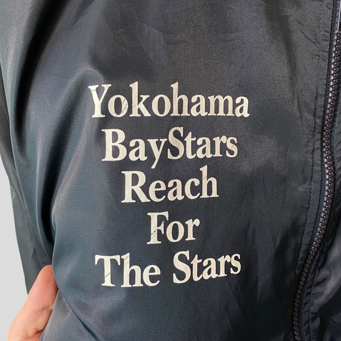 (L-XL)요코하마 BayStars 야구팀 봄버 재킷 상품이미지4