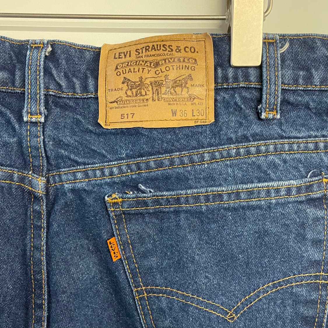 90s 리바이스517 부츠컷 데님팬츠 USA 상품이미지7