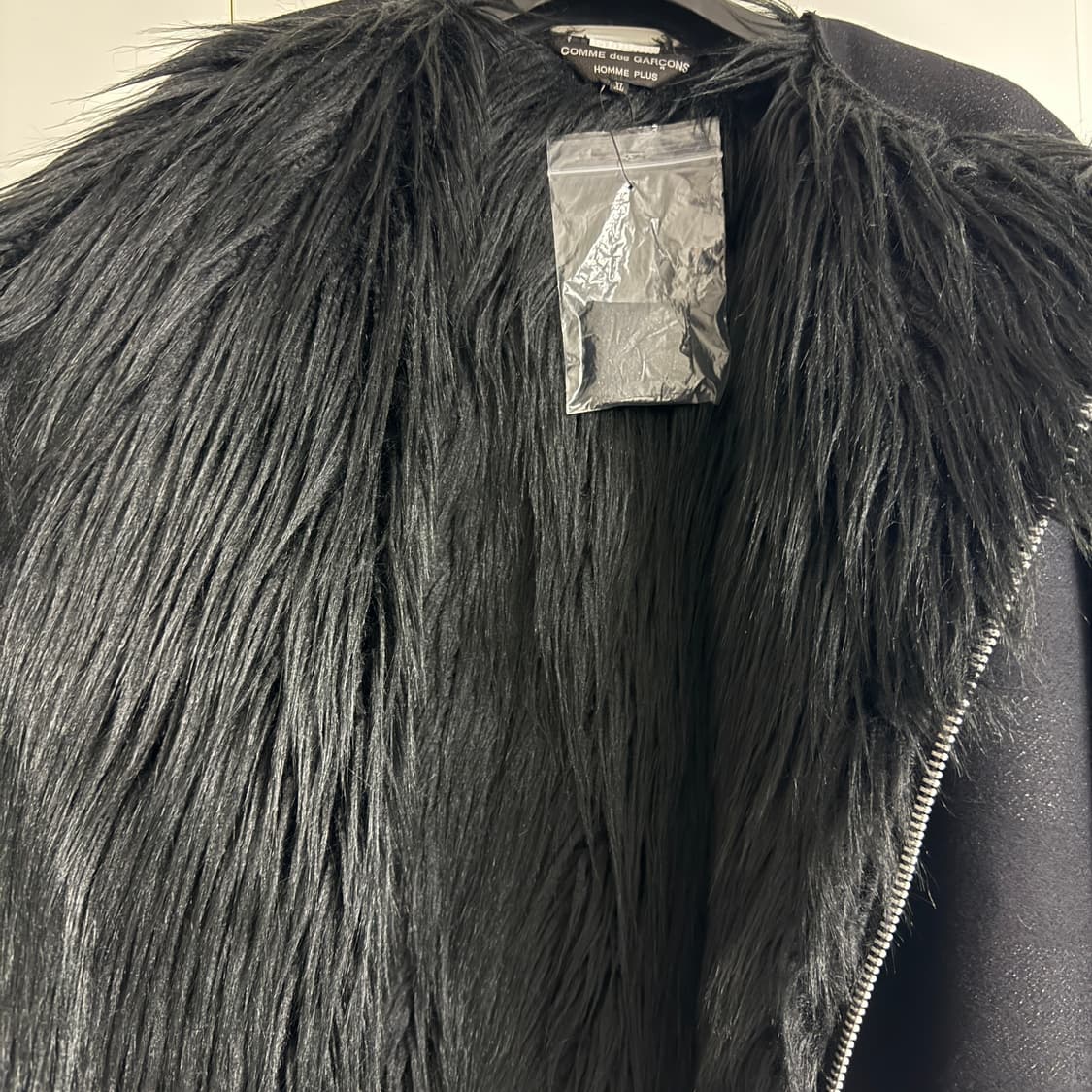 꼼데가르송 옴므 플러스 (최상위 라인) 체크 메탈릭 이펙트 자켓 상품이미지6