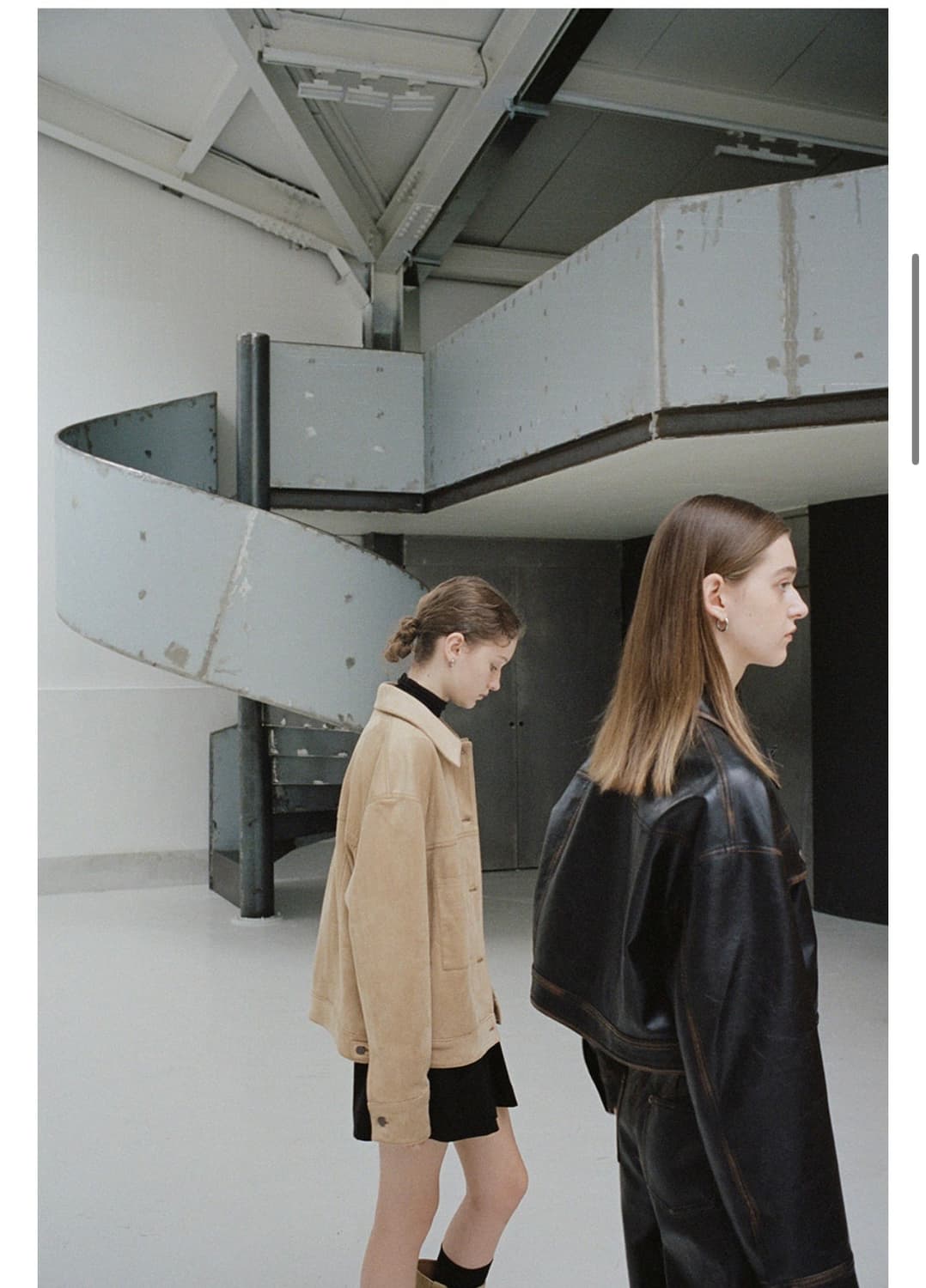 Le 르 스웨이드 트러커 오버핏 싱글 자켓 블레이저 F 상품이미지6