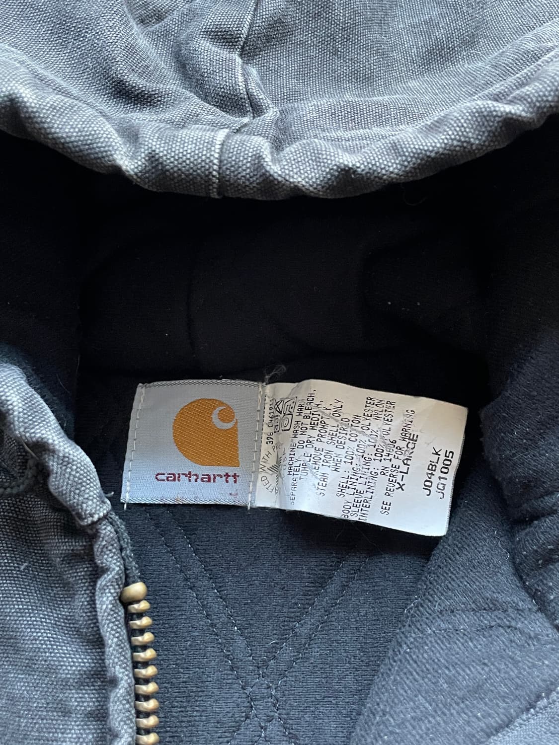90s 칼하트 JQ1005 j04 액티브 아이유 자켓 BLK 상품이미지4