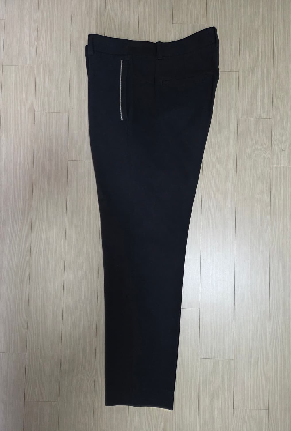 시스템옴므 지퍼 디테일 네이비 밴딩 슬랙스 상품이미지3