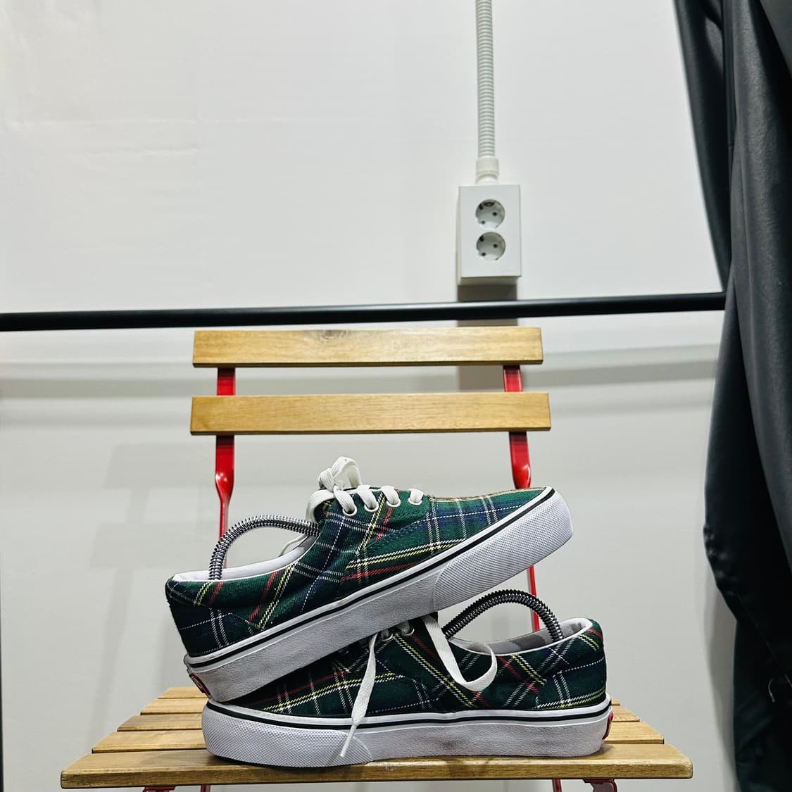 245) 반스 운동화 여성 여자 신발 어센틱 Vans 체크 스니커즈 상품이미지7