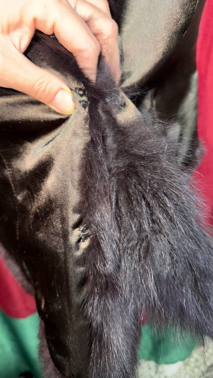 빌리윌리 토끼털 여우털 퍼코트 자켓 상품이미지6